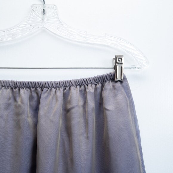 Peter Cohen Iridescent Maxi Skirt in Blue and Cream - Picture 4 of 10